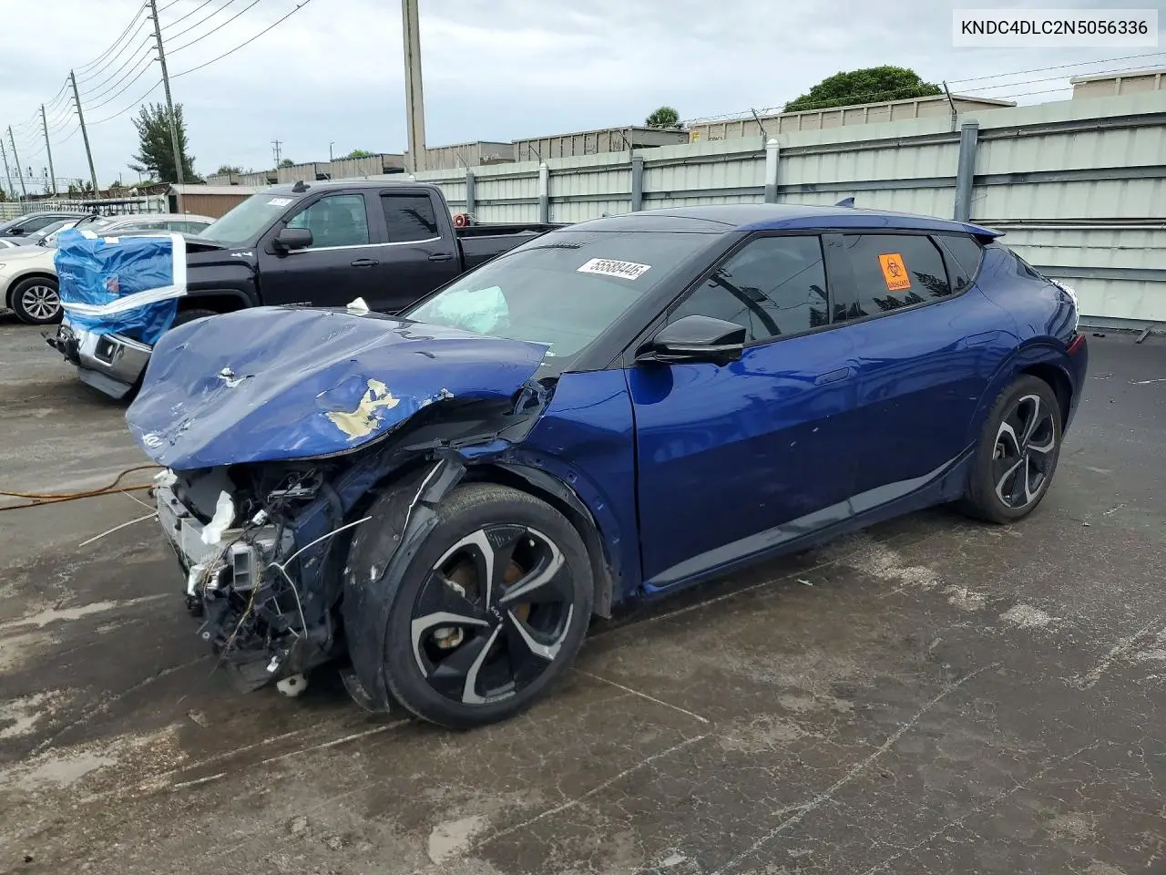 2022 Kia Ev6 Gt Line VIN: KNDC4DLC2N5056336 Lot: 55588446
