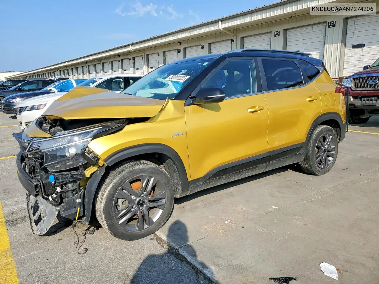 2022 Kia Seltos S VIN: KNDEUCAA4N7274206 Lot: 56802236