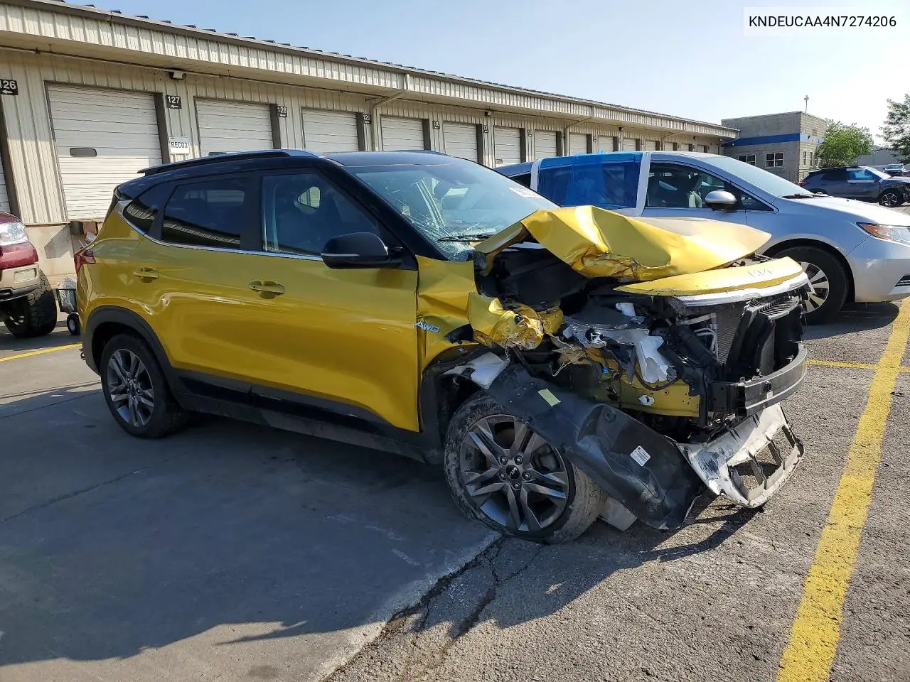 2022 Kia Seltos S VIN: KNDEUCAA4N7274206 Lot: 56802236