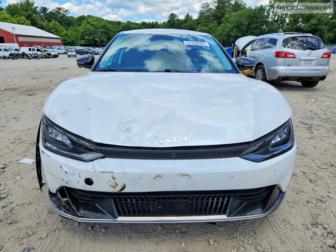 2022 Kia Ev6 Wind VIN: KNDC3DLC7N5062961 Lot: 57259506