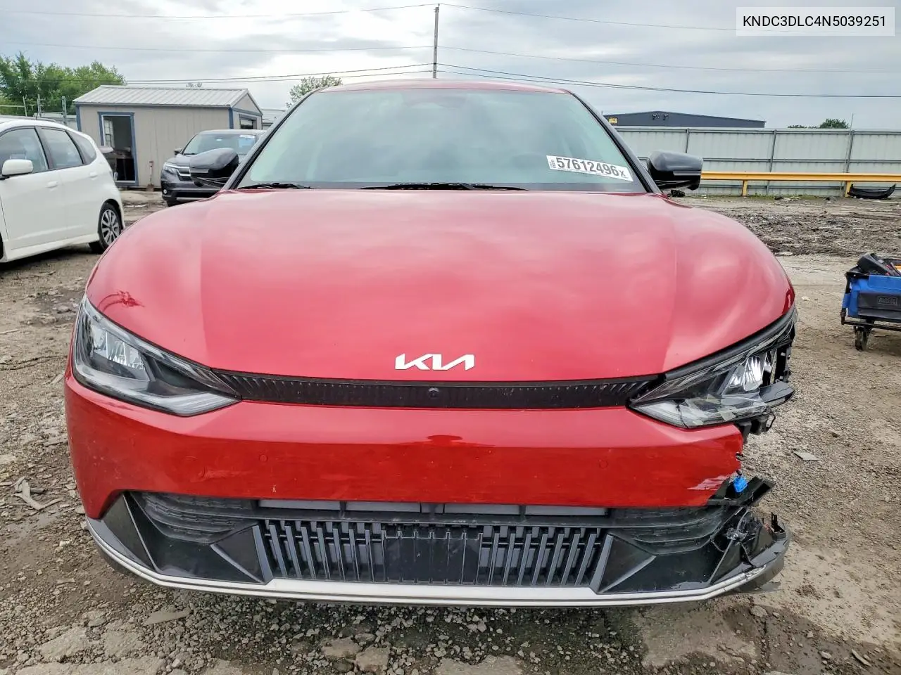 2022 Kia Ev6 Wind VIN: KNDC3DLC4N5039251 Lot: 57612496