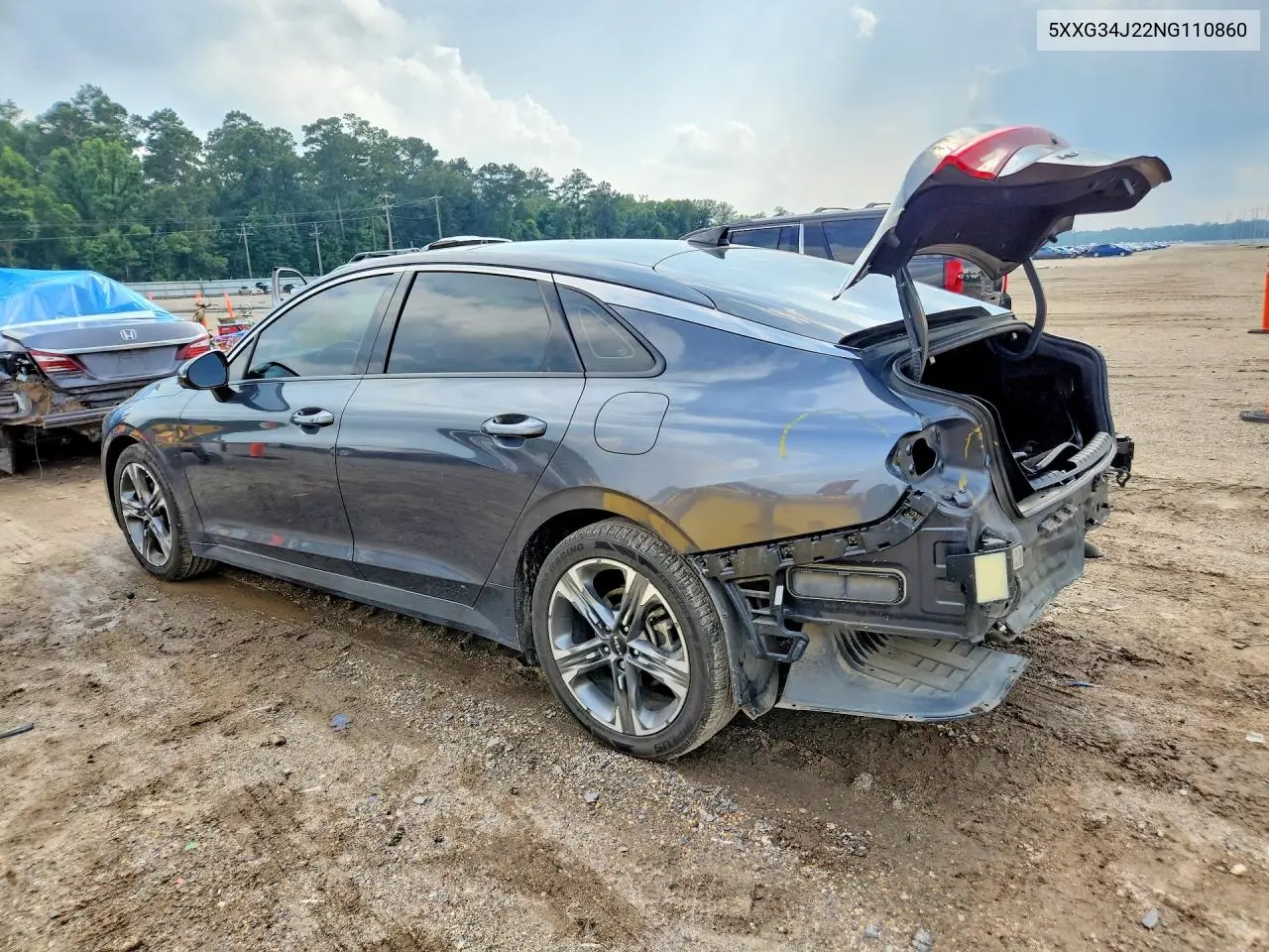 2022 Kia K5 Ex VIN: 5XXG34J22NG110860 Lot: 57869016