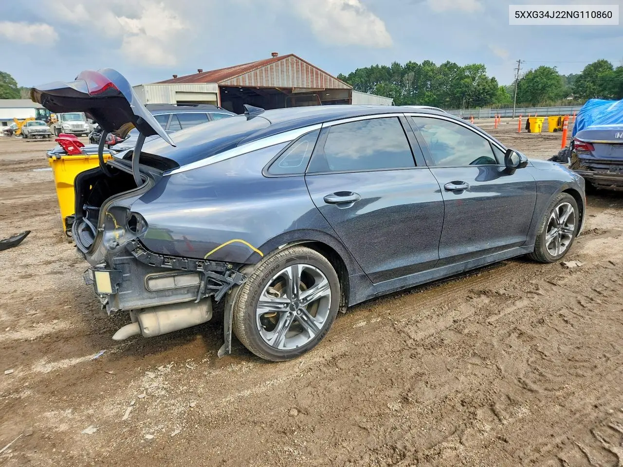2022 Kia K5 Ex VIN: 5XXG34J22NG110860 Lot: 57869016