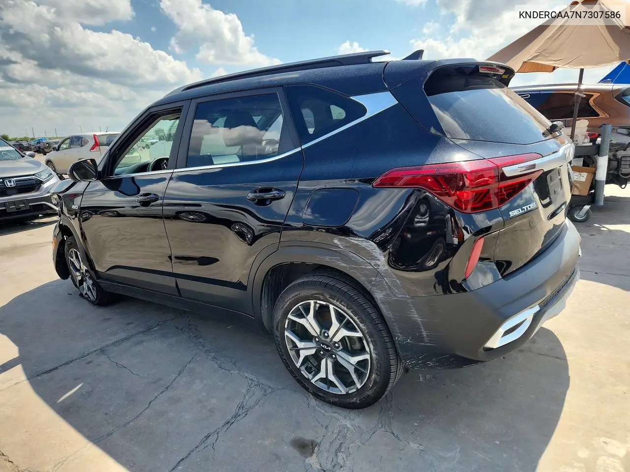 2022 Kia Seltos Ex VIN: KNDERCAA7N7307586 Lot: 58053186