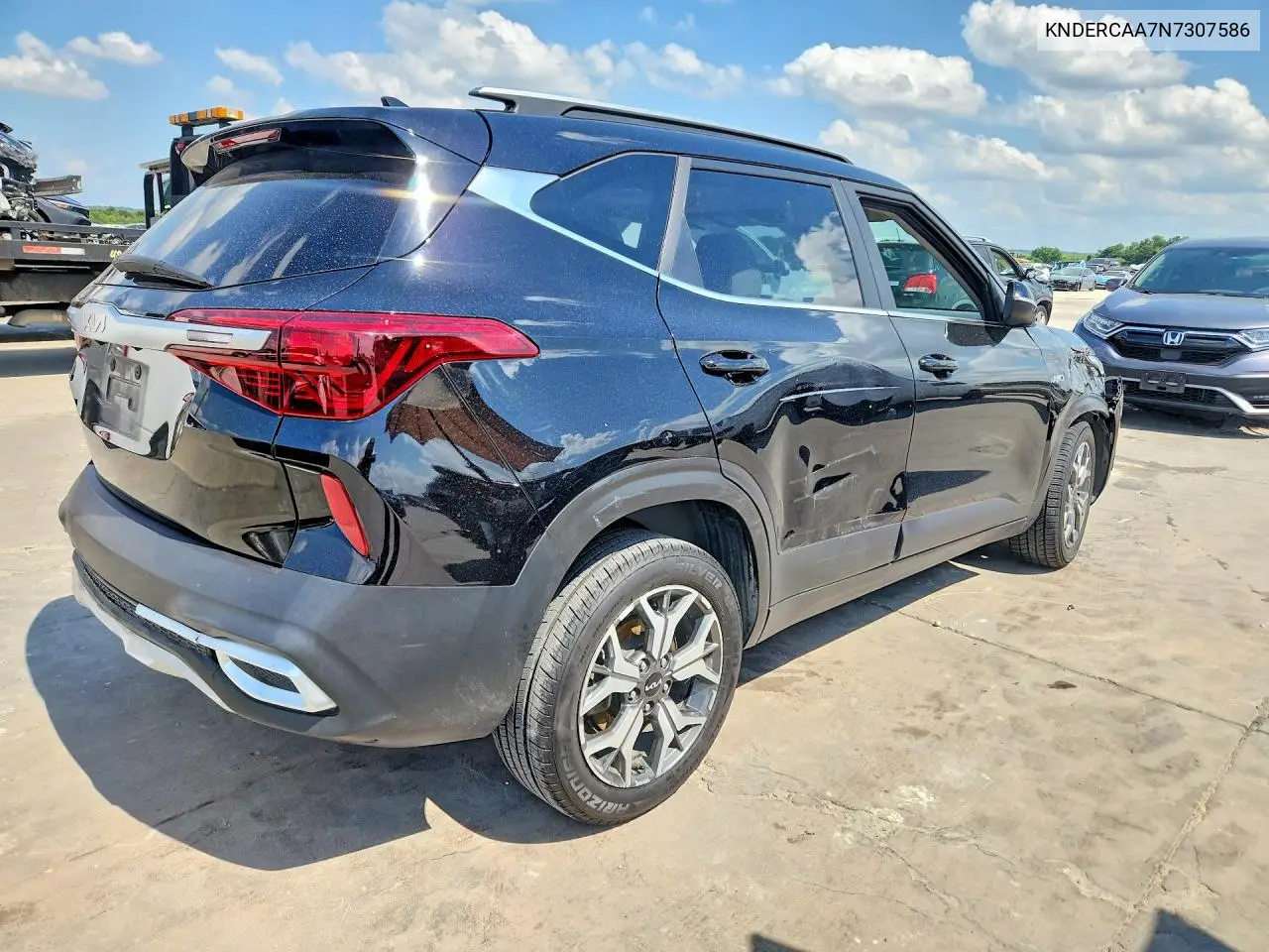 2022 Kia Seltos Ex VIN: KNDERCAA7N7307586 Lot: 58053186