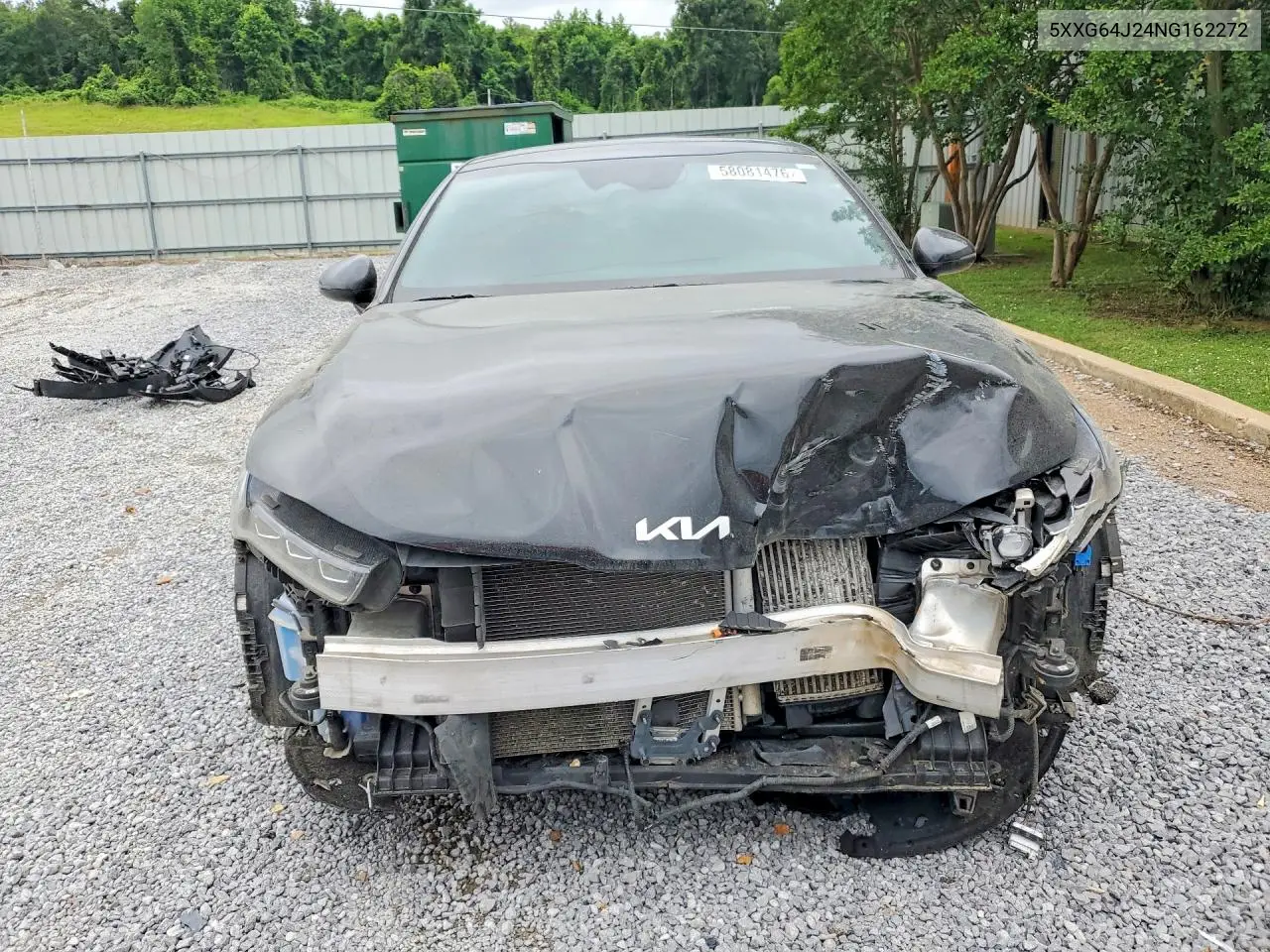 2022 Kia K5 Gt Line VIN: 5XXG64J24NG162272 Lot: 58081476