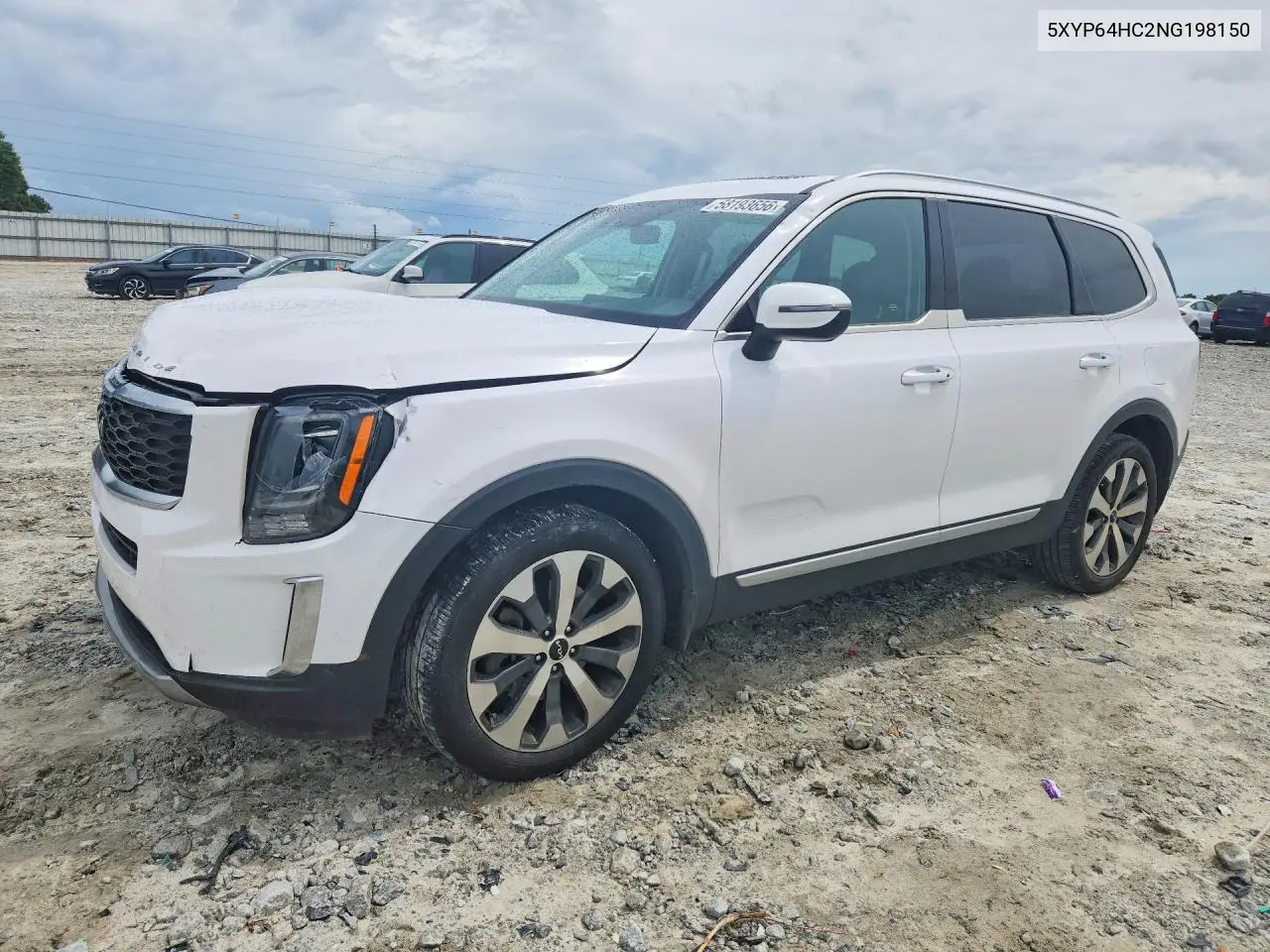 2022 Kia Telluride S VIN: 5XYP64HC2NG198150 Lot: 58193656