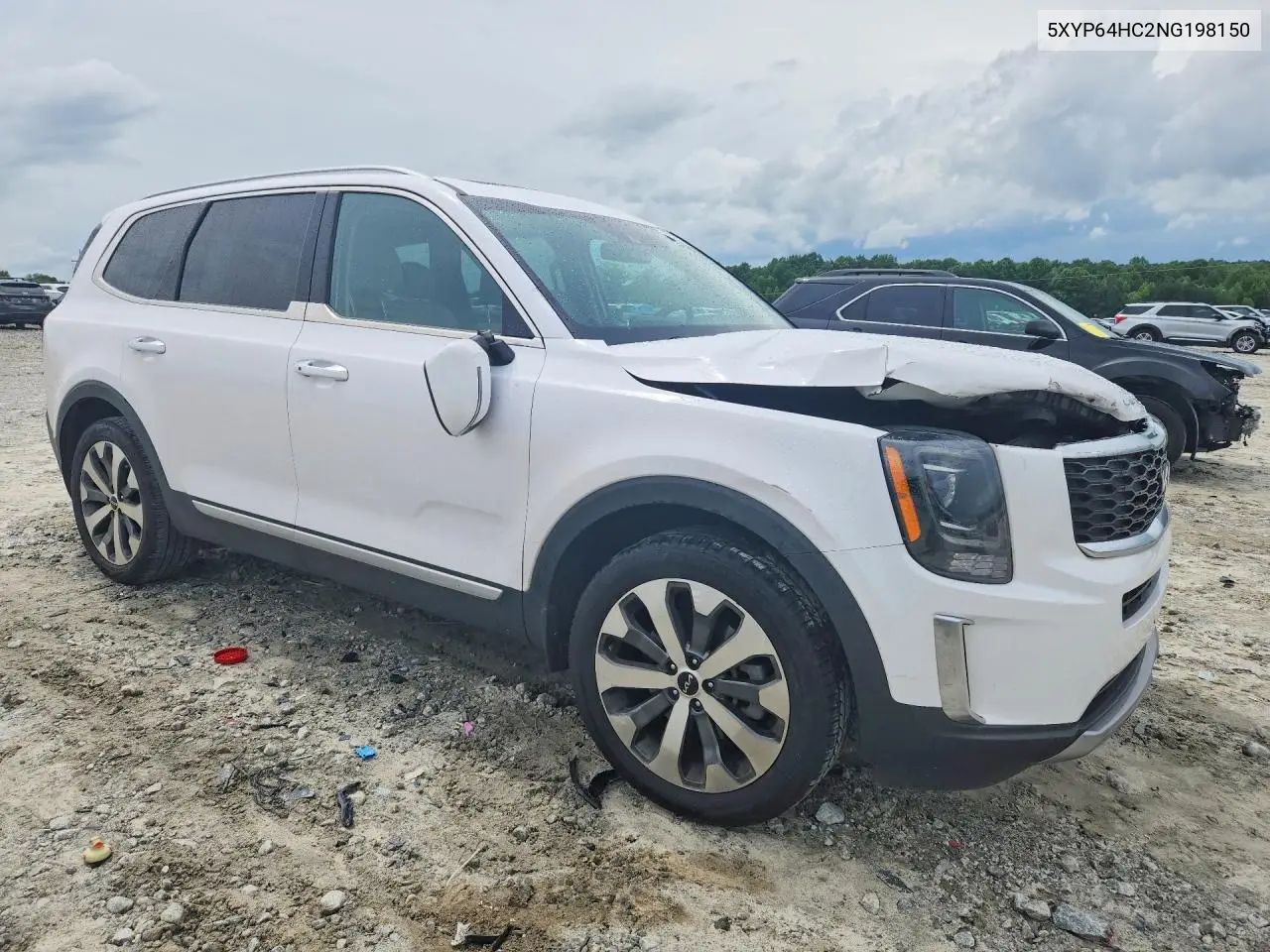 2022 Kia Telluride S VIN: 5XYP64HC2NG198150 Lot: 58193656