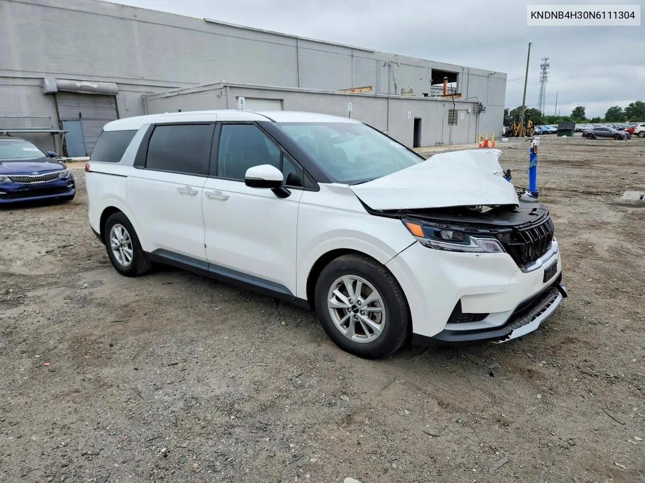 2022 Kia Carnival Lx VIN: KNDNB4H30N6111304 Lot: 58477496