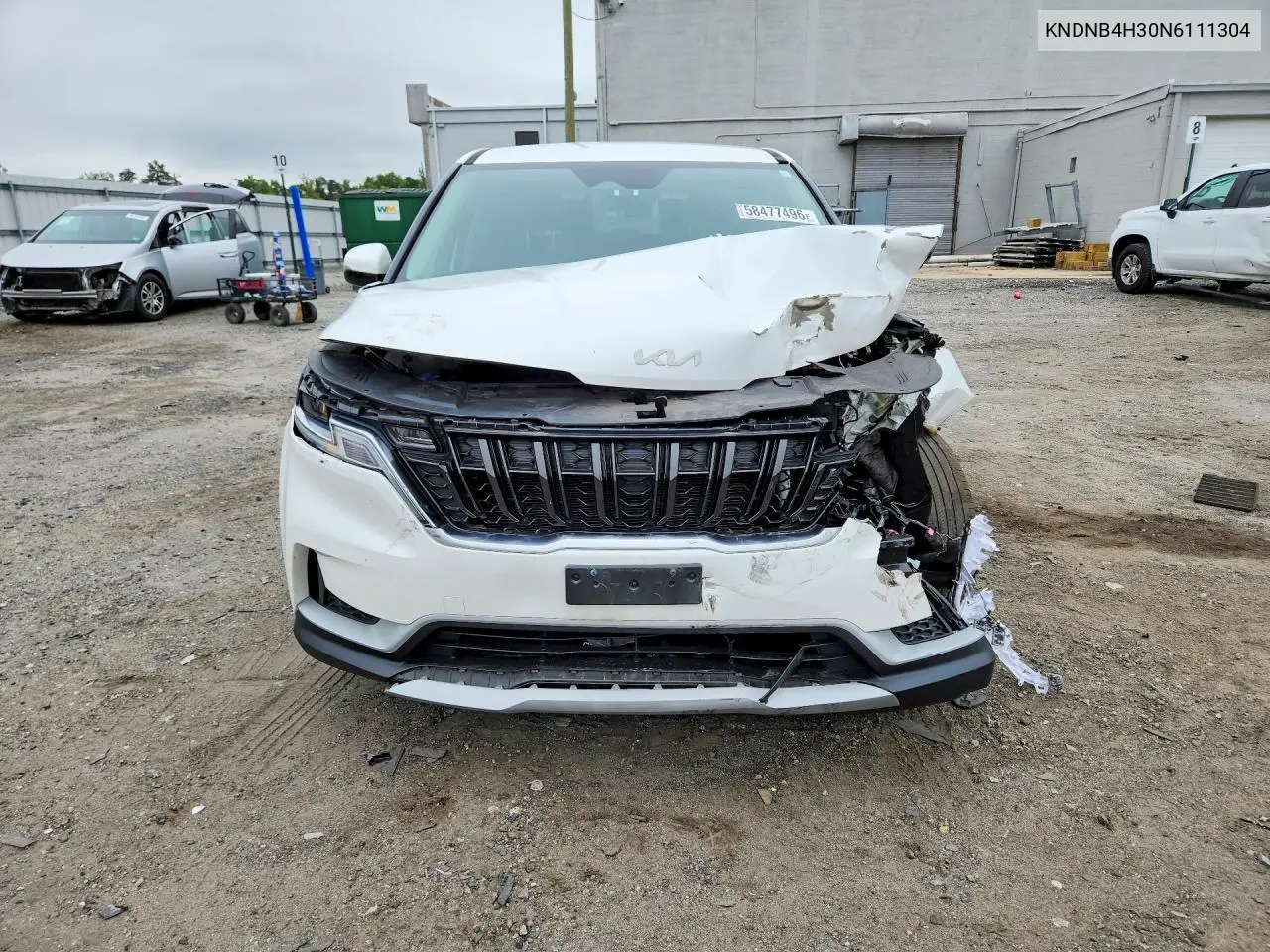 2022 Kia Carnival Lx VIN: KNDNB4H30N6111304 Lot: 58477496