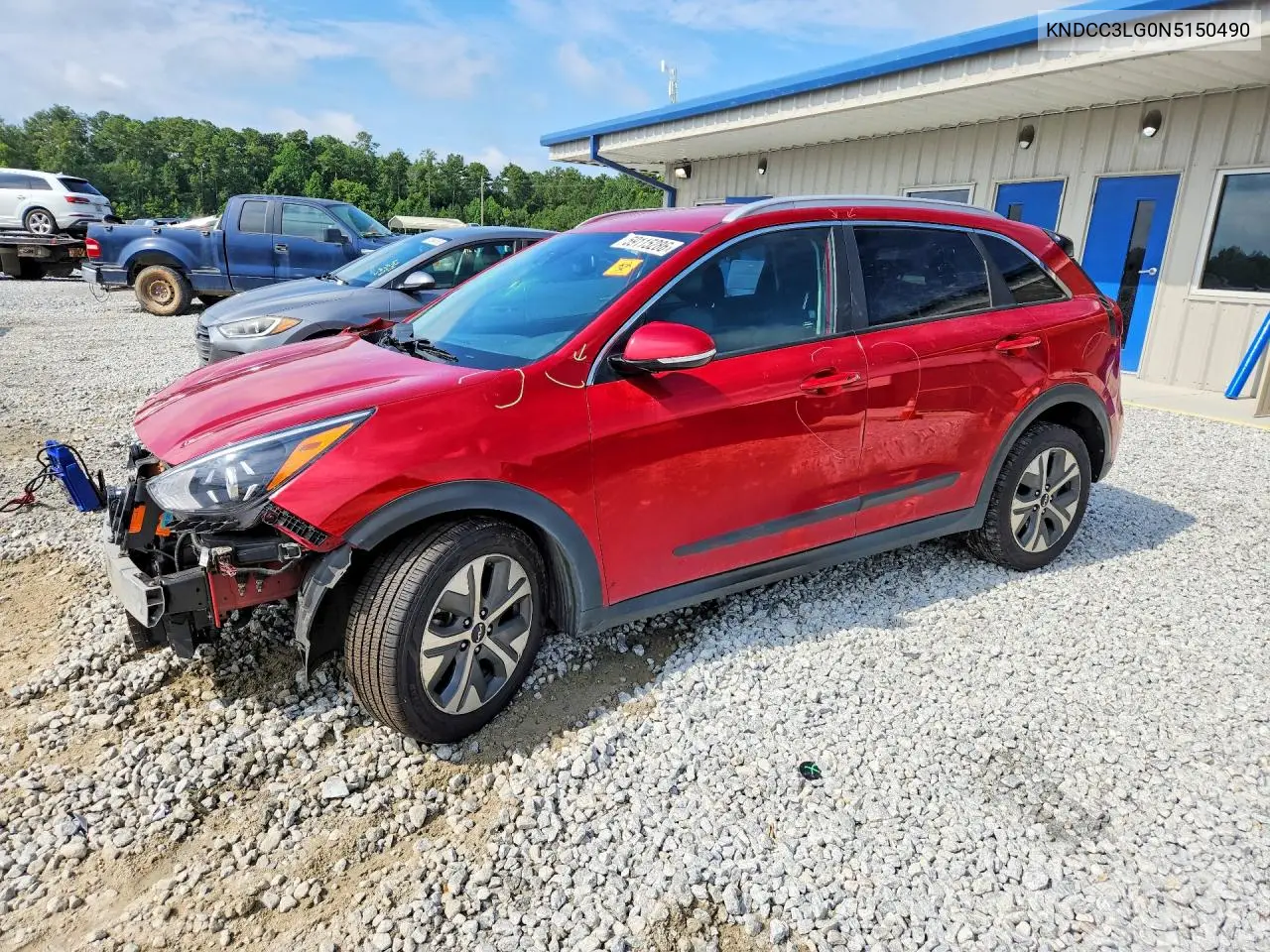 2022 Kia Niro Ev Ex VIN: KNDCC3LG0N5150490 Lot: 59115286