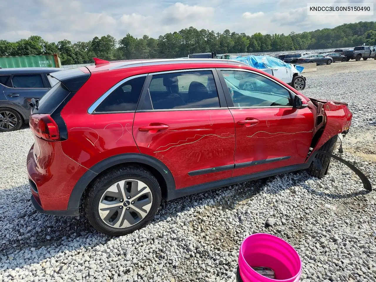 2022 Kia Niro Ev Ex VIN: KNDCC3LG0N5150490 Lot: 59115286
