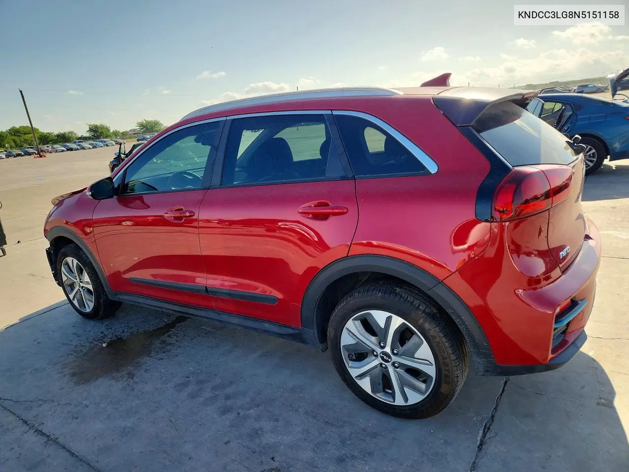 2022 Kia Niro Ev Ex VIN: KNDCC3LG8N5151158 Lot: 59296616