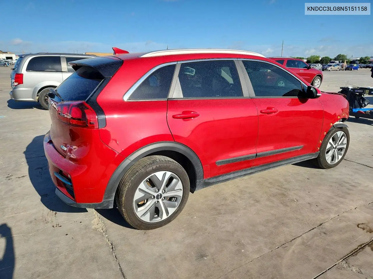 2022 Kia Niro Ev Ex VIN: KNDCC3LG8N5151158 Lot: 59296616