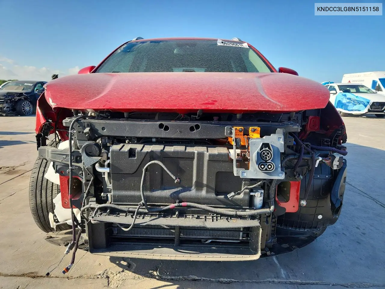 2022 Kia Niro Ev Ex VIN: KNDCC3LG8N5151158 Lot: 59296616