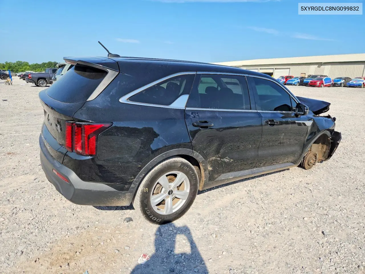 2022 Kia Sorento Lx VIN: 5XYRGDLC8NG099832 Lot: 59538106