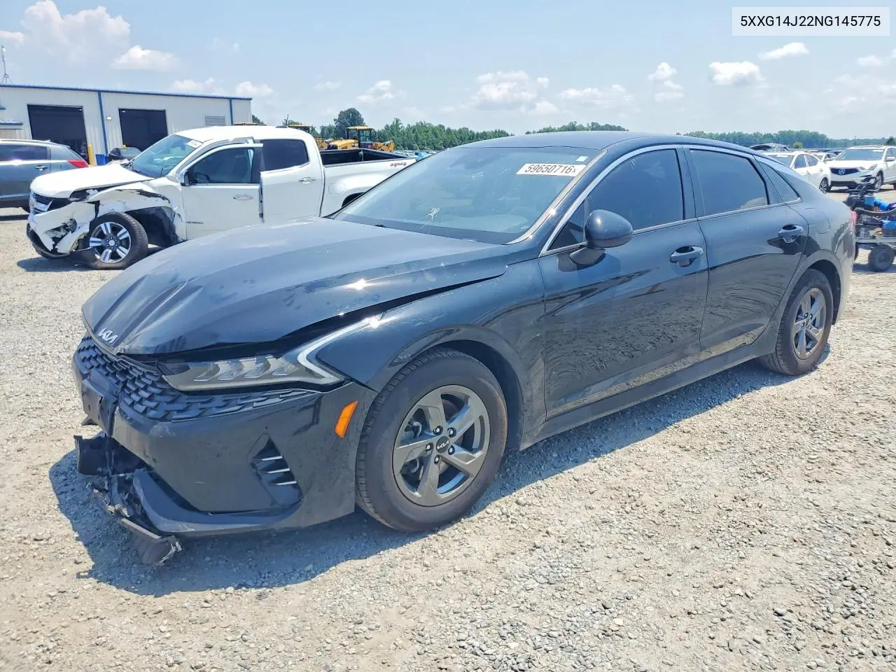 2022 Kia K5 Lxs VIN: 5XXG14J22NG145775 Lot: 59650716