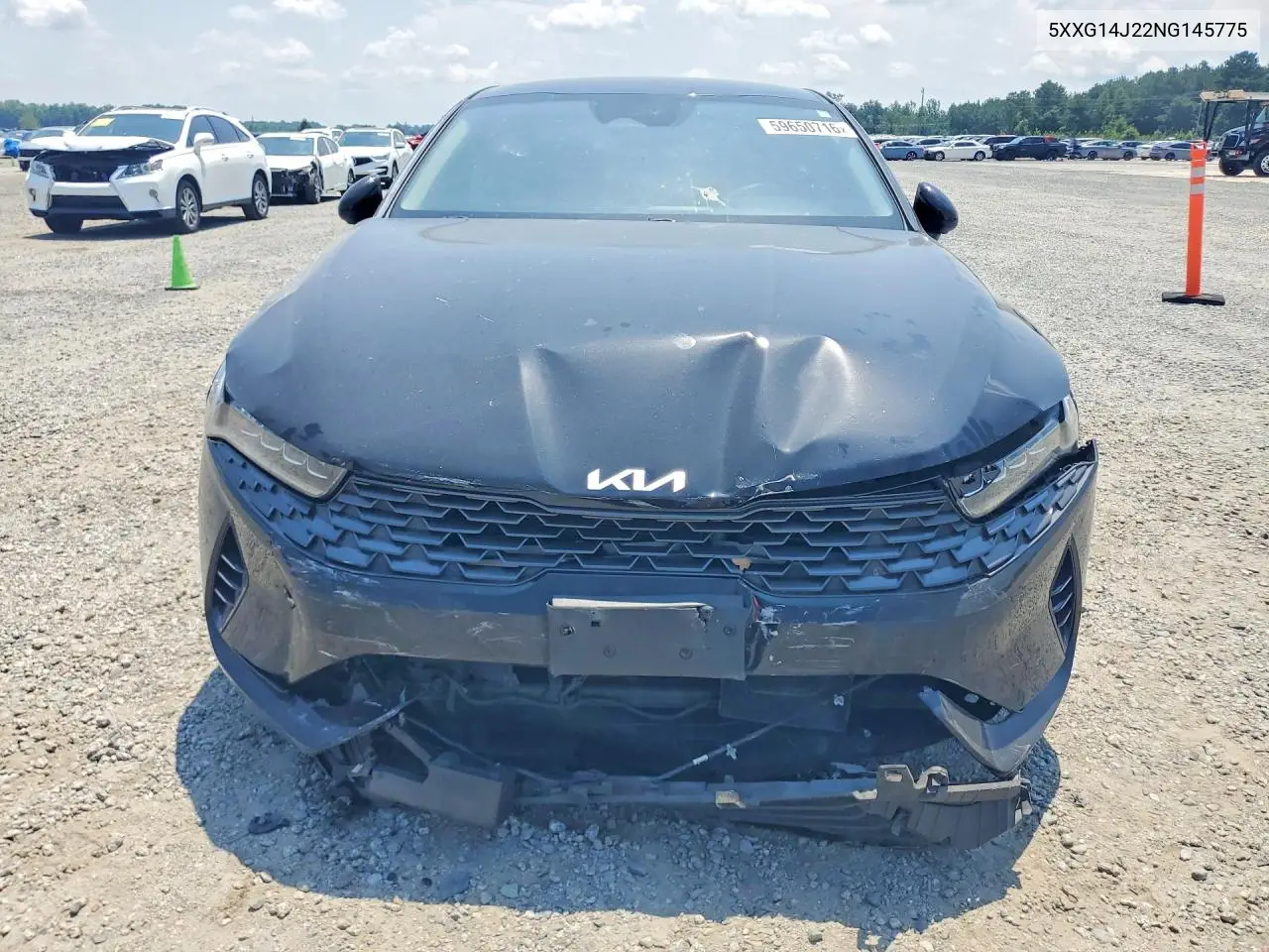2022 Kia K5 Lxs VIN: 5XXG14J22NG145775 Lot: 59650716