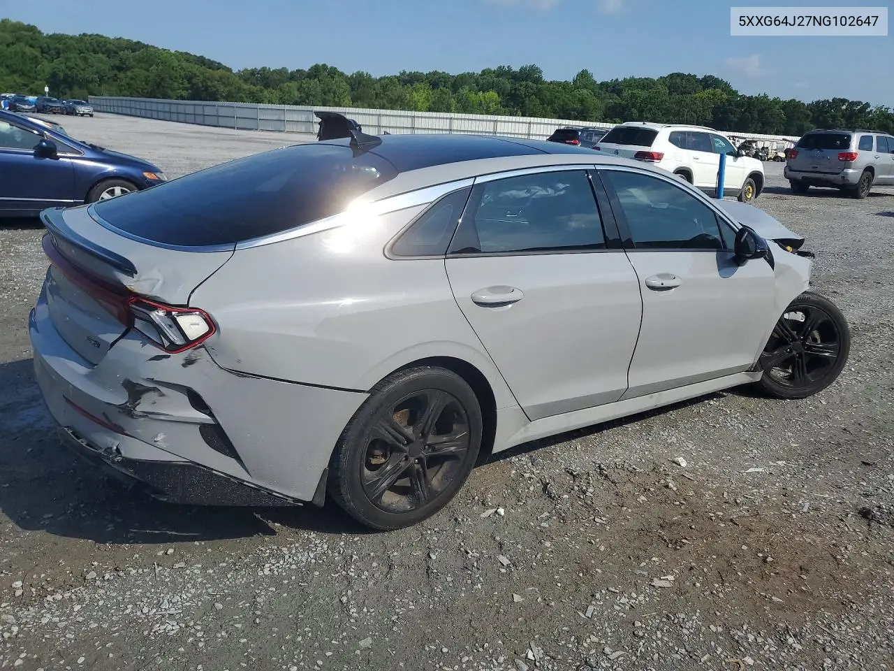 2022 Kia K5 Gt Line VIN: 5XXG64J27NG102647 Lot: 59986346