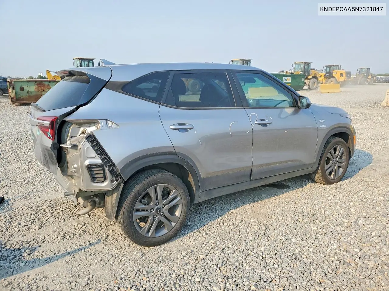 2022 Kia Seltos Lx VIN: KNDEPCAA5N7321847 Lot: 60299906
