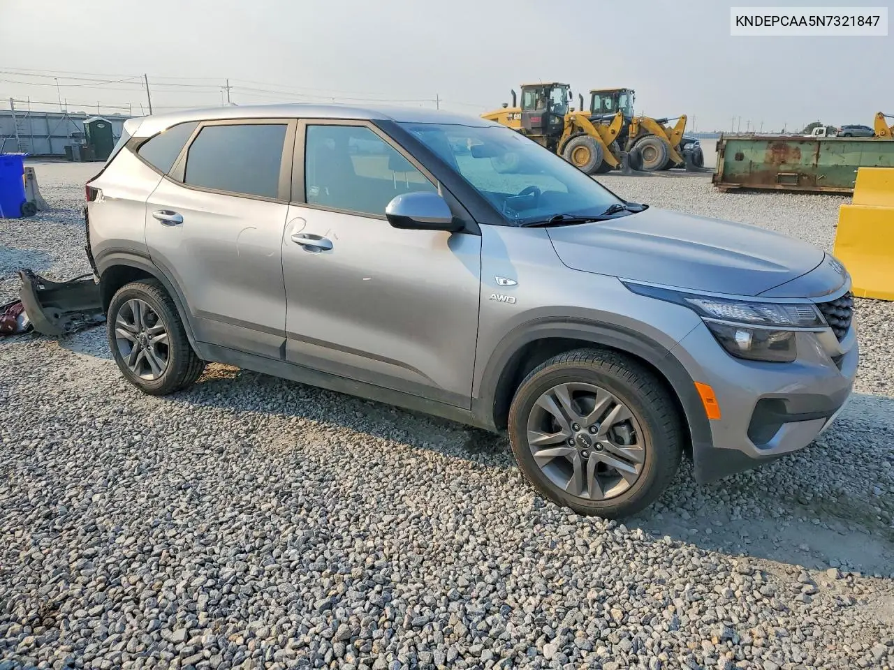 2022 Kia Seltos Lx VIN: KNDEPCAA5N7321847 Lot: 60299906