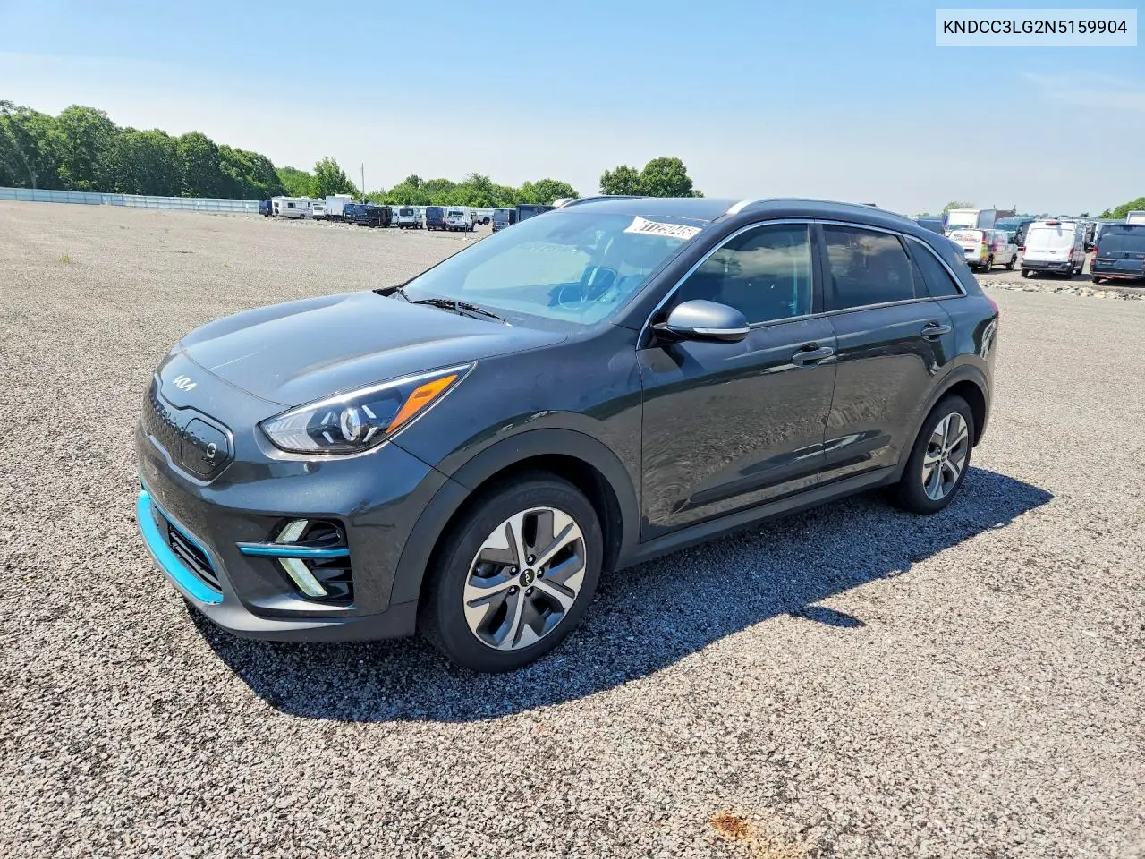 2022 Kia Niro Ev S VIN: KNDCC3LG2N5159904 Lot: 61125046