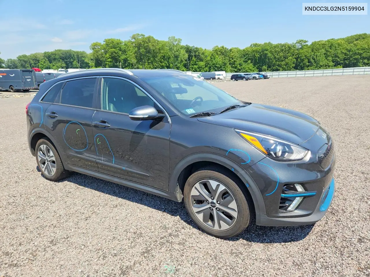 2022 Kia Niro Ev S VIN: KNDCC3LG2N5159904 Lot: 61125046