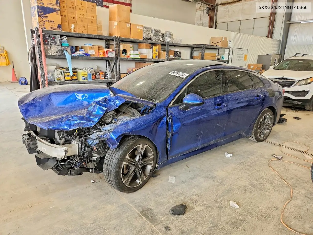 2022 Kia K5 Ex VIN: 5XXG34J21NG140366 Lot: 85991295