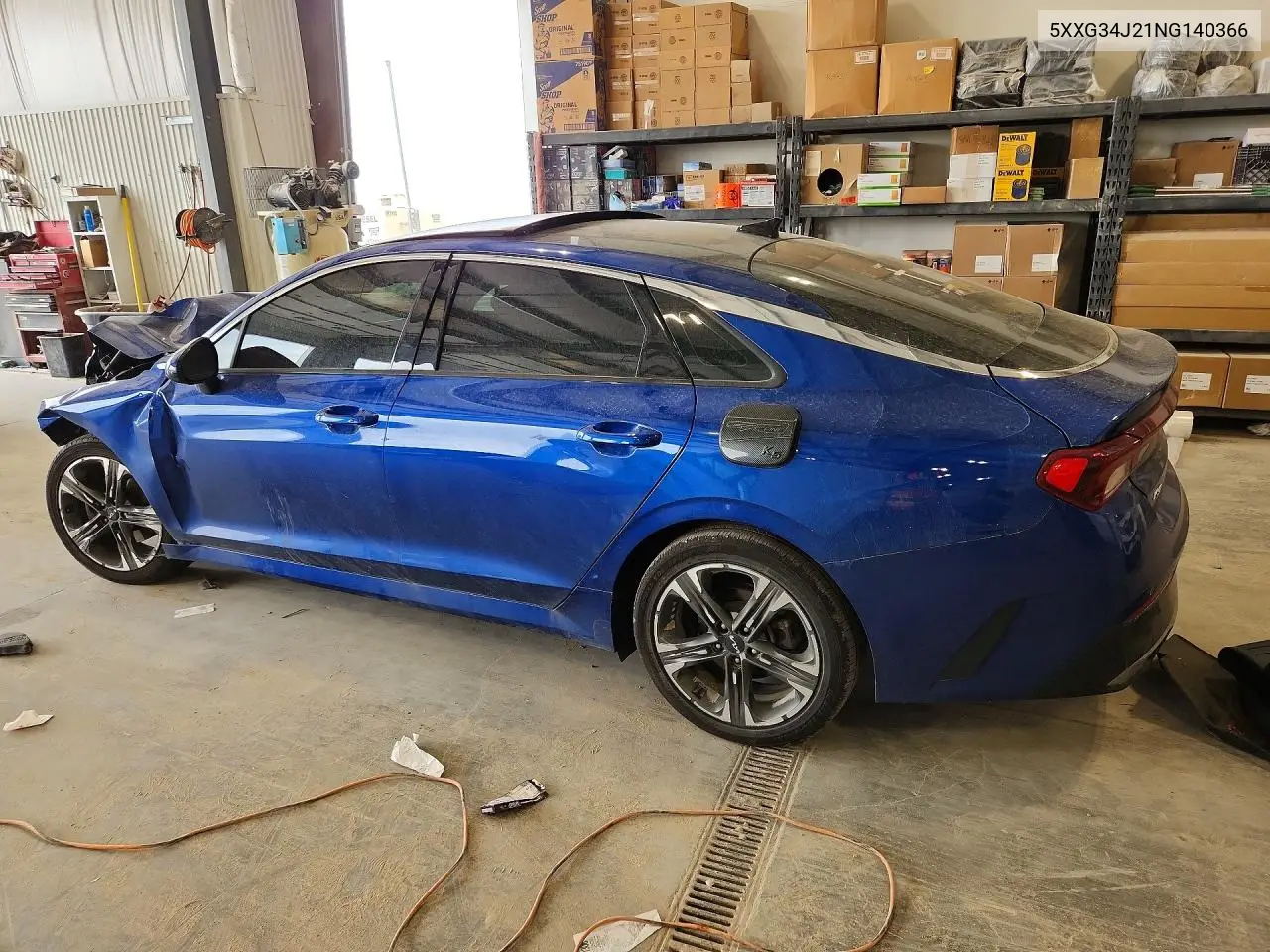2022 Kia K5 Ex VIN: 5XXG34J21NG140366 Lot: 85991295