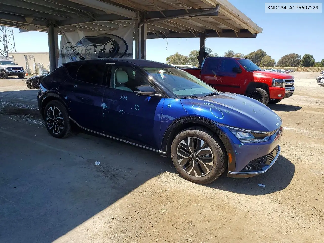 2023 Kia Ev6 Wind VIN: KNDC34LA1P5607229 Lot: 52268896