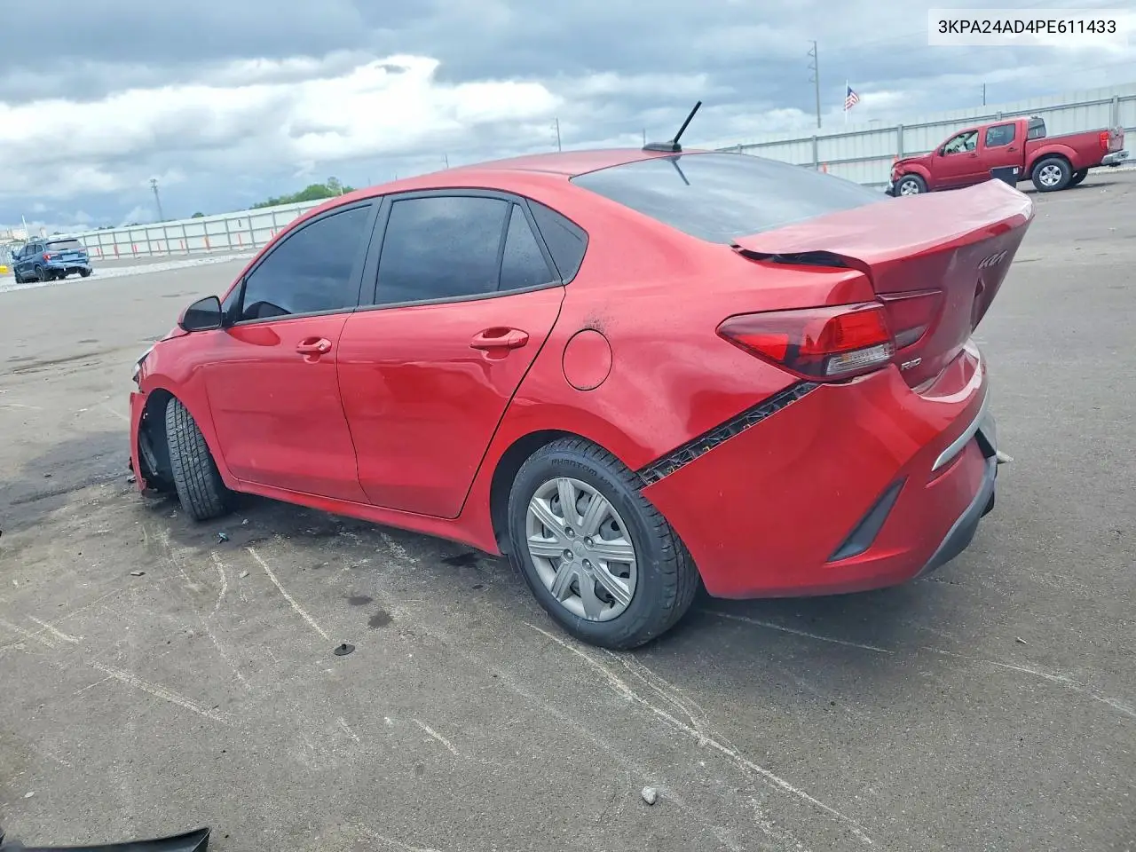 2023 Kia Rio S VIN: 3KPA24AD4PE611433 Lot: 58264206