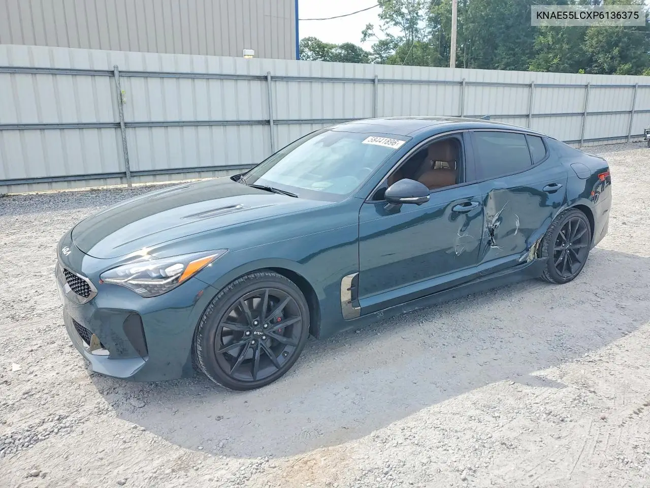 2023 Kia Stinger Gt2 VIN: KNAE55LCXP6136375 Lot: 58441896