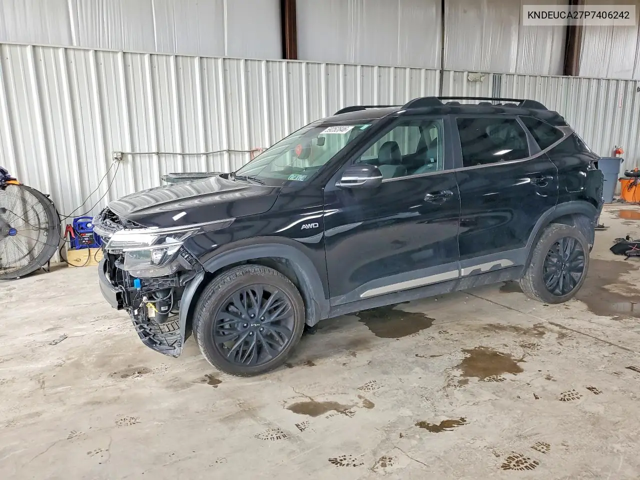 2023 Kia Seltos Nightfall VIN: KNDEUCA27P7406242 Lot: 59252846