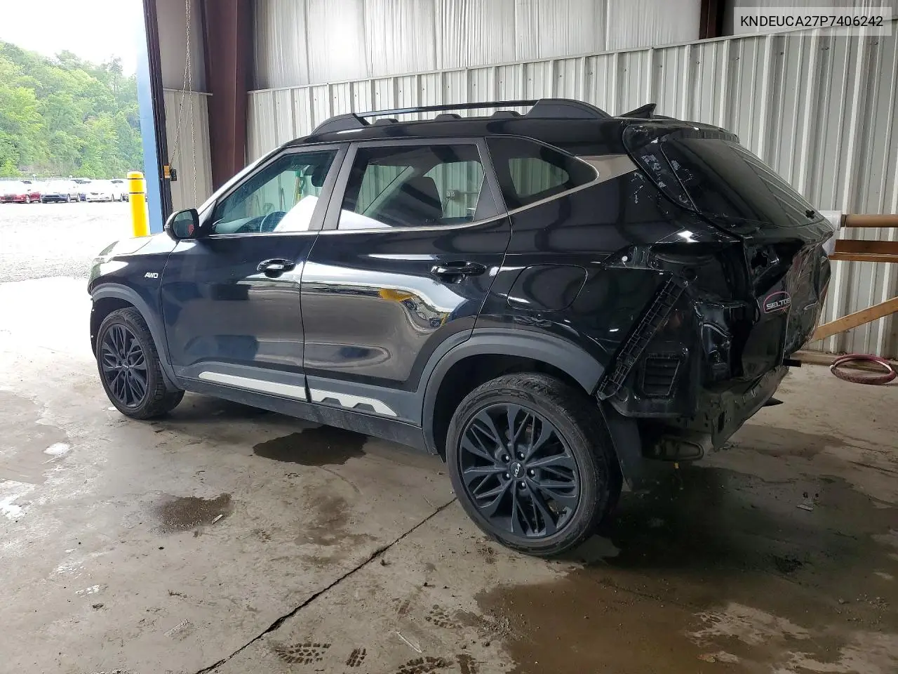 2023 Kia Seltos Nightfall VIN: KNDEUCA27P7406242 Lot: 59252846