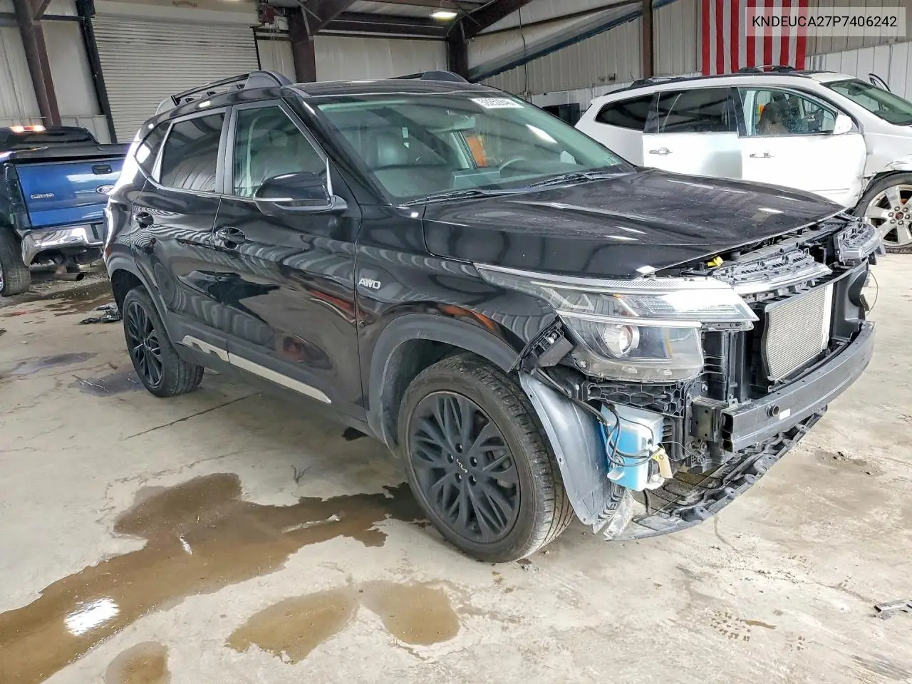2023 Kia Seltos Nightfall VIN: KNDEUCA27P7406242 Lot: 59252846