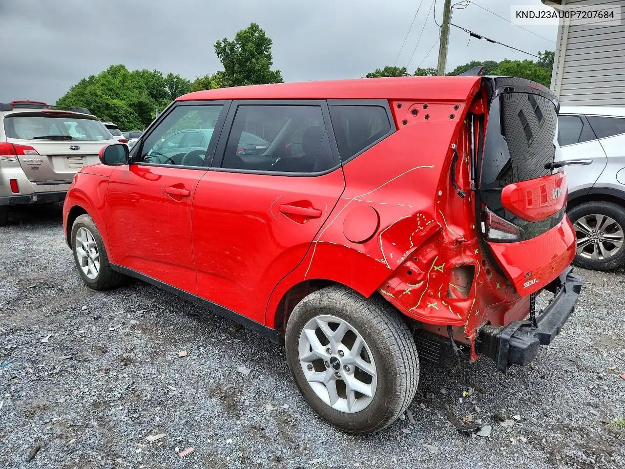 2023 Kia Soul Lx VIN: KNDJ23AU0P7207684 Lot: 59800176