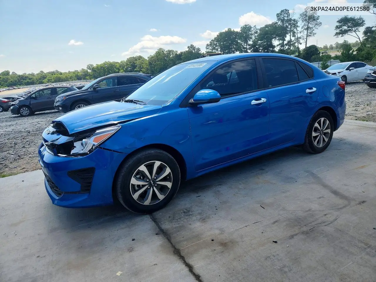 2023 Kia Rio S VIN: 3KPA24AD0PE612580 Lot: 60143186