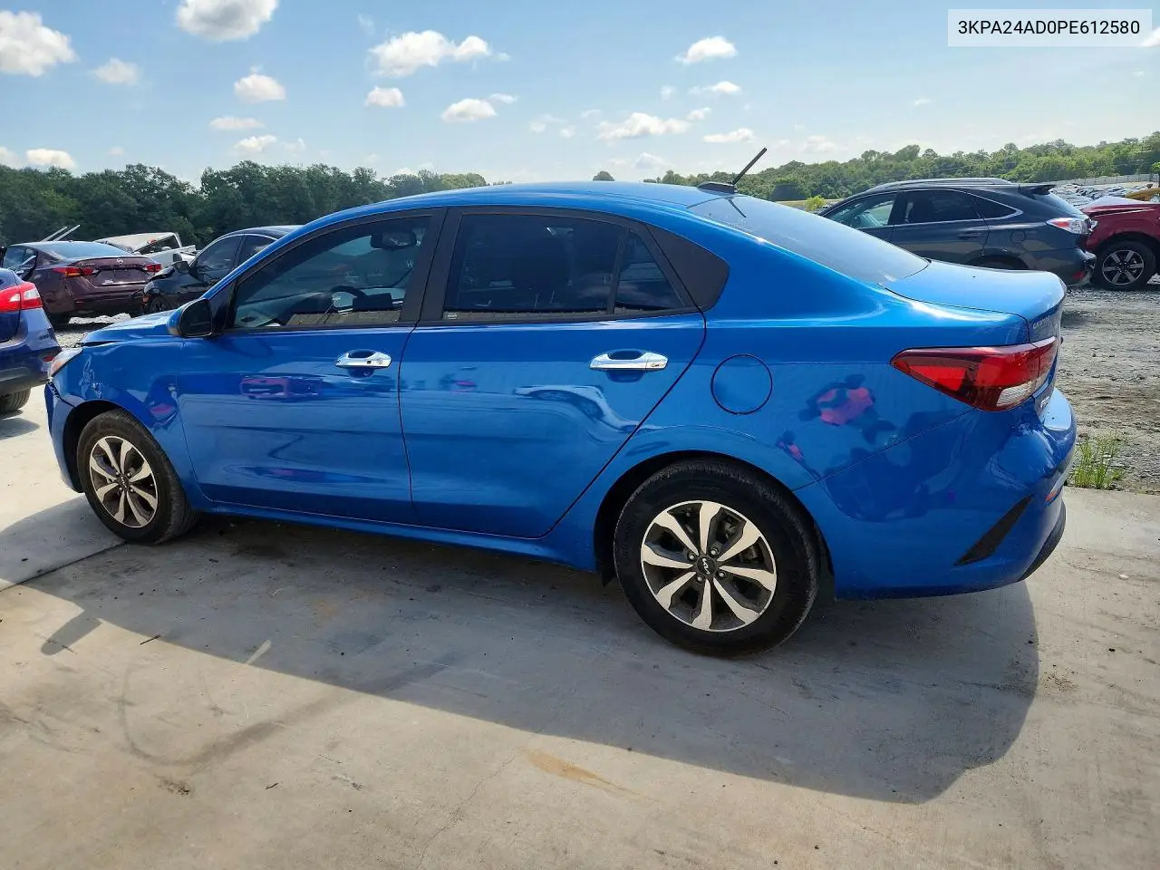 2023 Kia Rio S VIN: 3KPA24AD0PE612580 Lot: 60143186