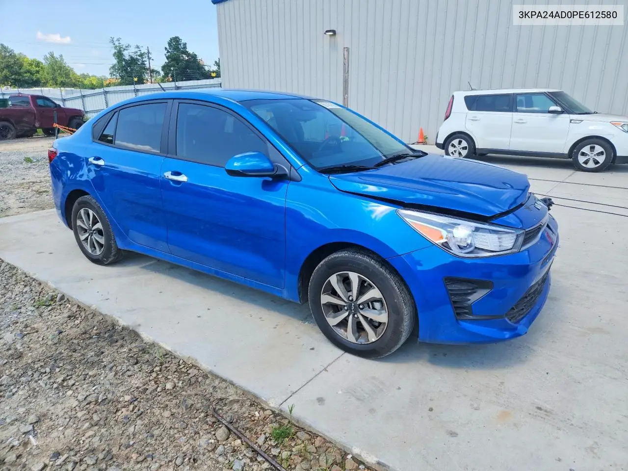2023 Kia Rio S VIN: 3KPA24AD0PE612580 Lot: 60143186