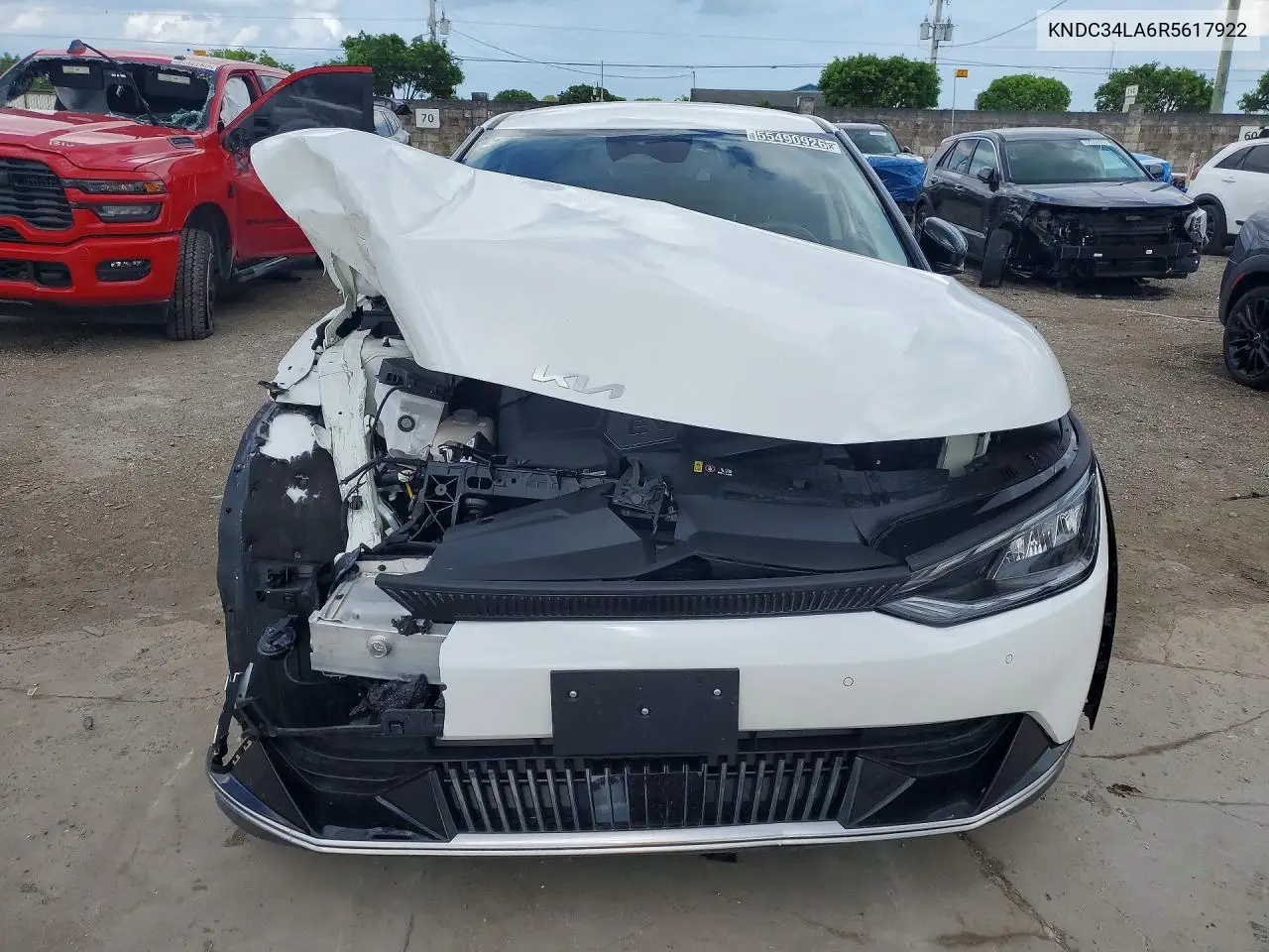 2024 Kia Ev6 Wind VIN: KNDC34LA6R5617922 Lot: 55490926