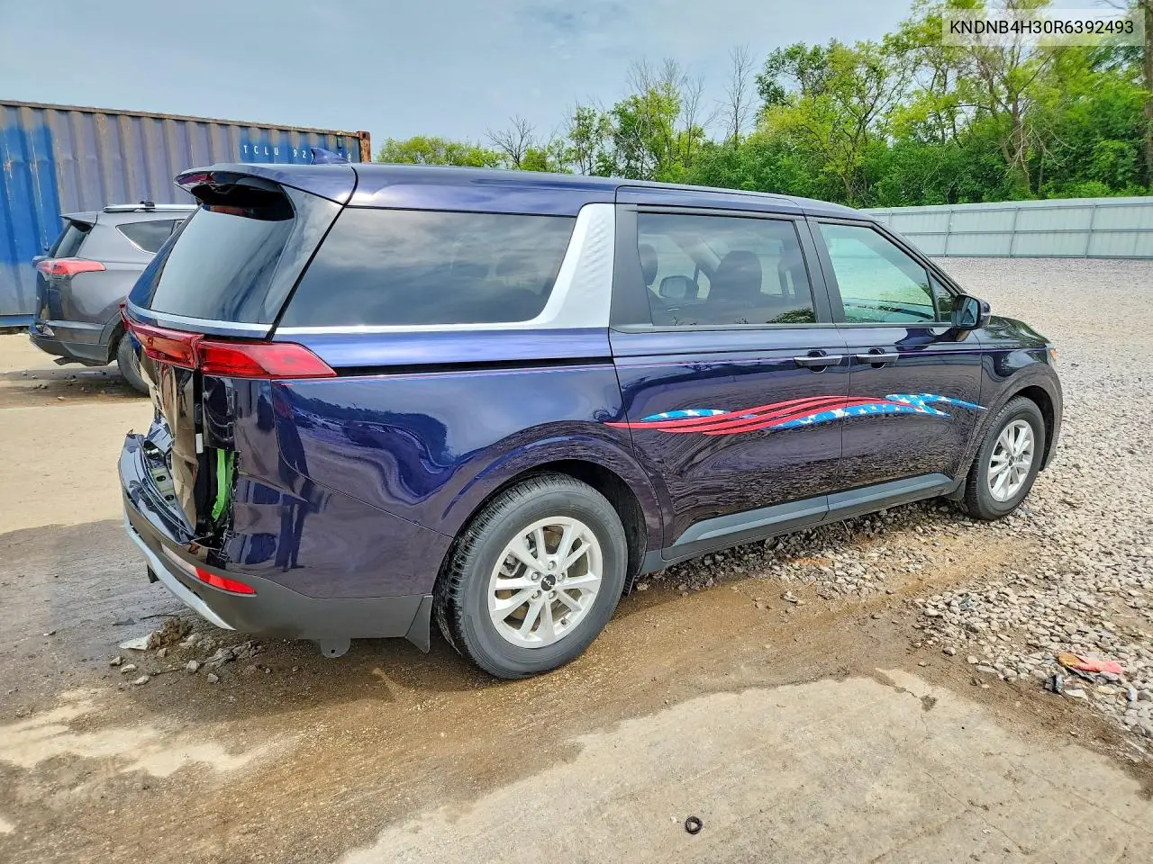2024 Kia Carnival Lx VIN: KNDNB4H30R6392493 Lot: 55516826