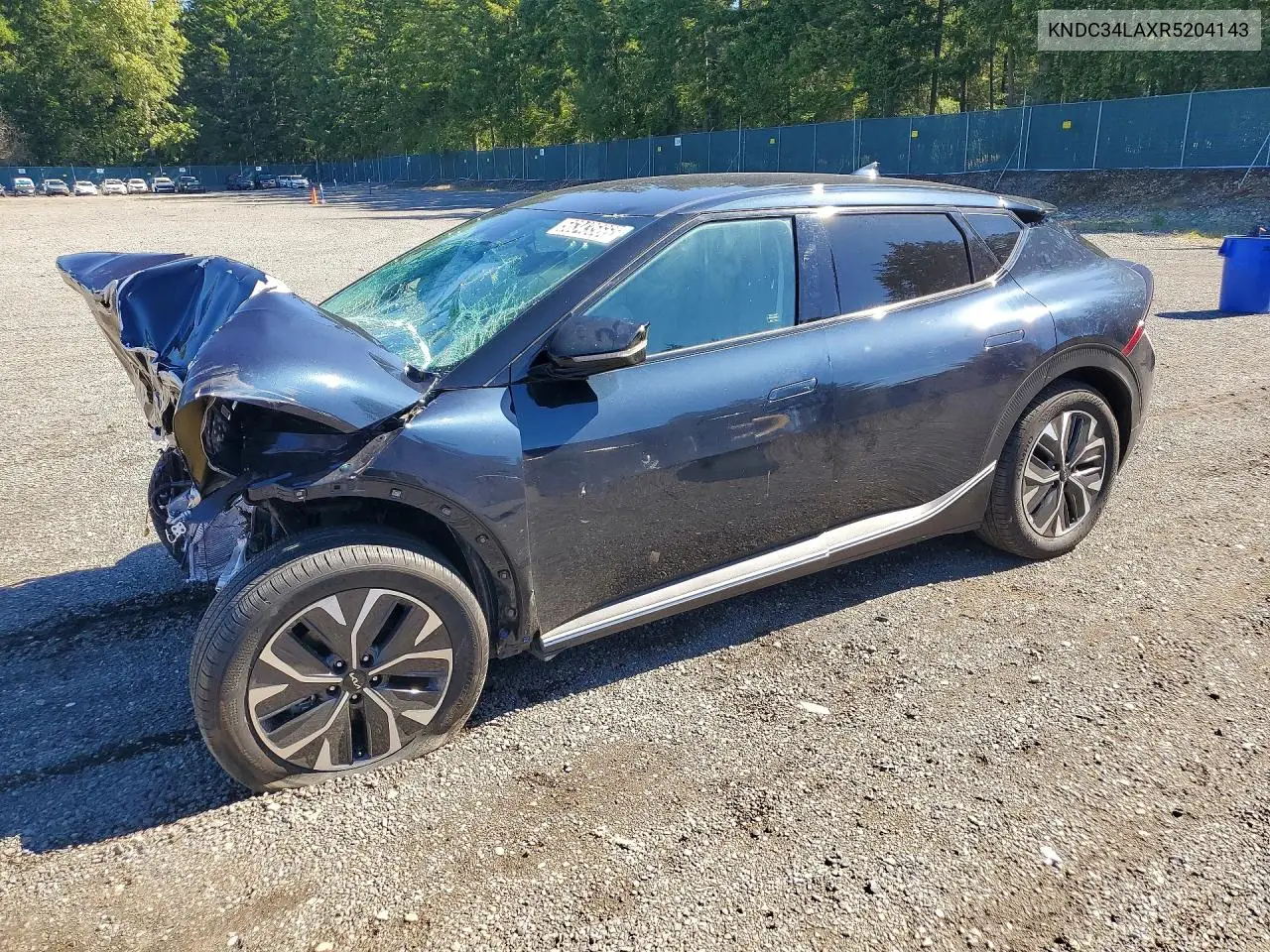 2024 Kia Ev6 Light Long Range VIN: KNDC34LAXR5204143 Lot: 56343566