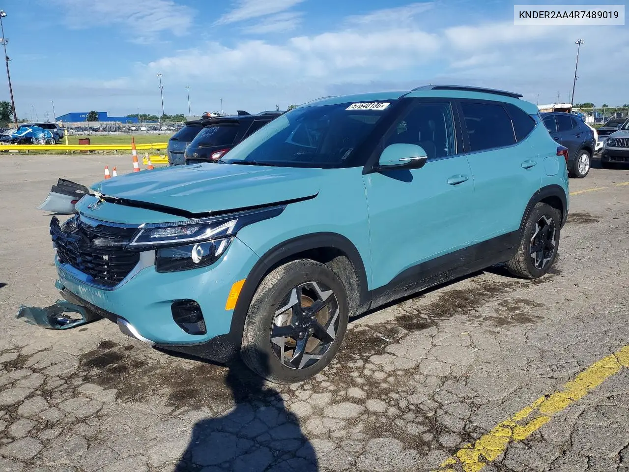 2024 Kia Seltos Ex VIN: KNDER2AA4R7489019 Lot: 57640186