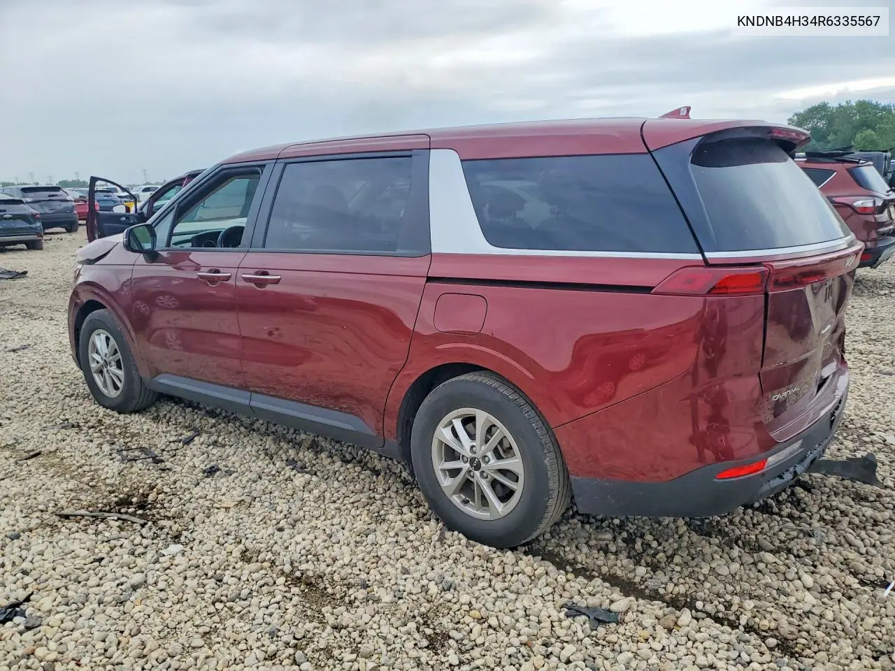 2024 Kia Carnival Lx VIN: KNDNB4H34R6335567 Lot: 58462156
