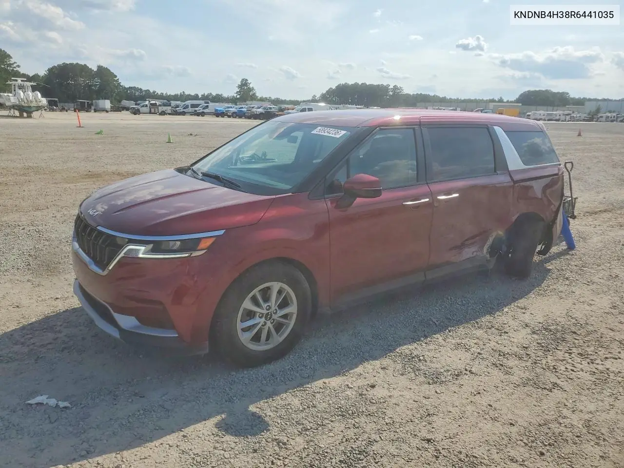 2024 Kia Carnival Lx VIN: KNDNB4H38R6441035 Lot: 58934236