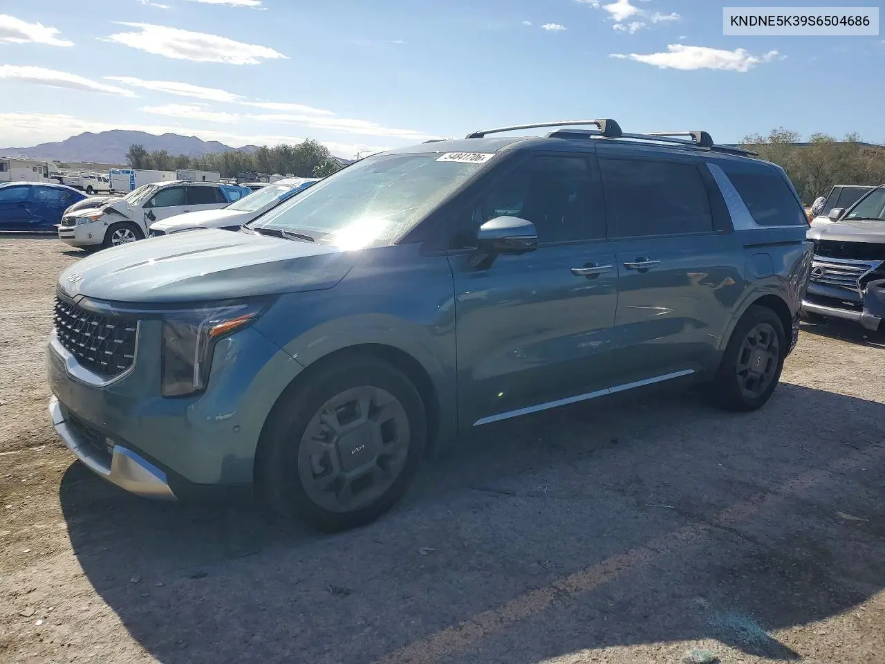 2025 Kia Carnival Sx VIN: KNDNE5K39S6504686 Lot: 54841706