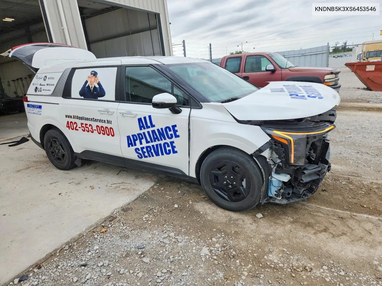 2025 Kia Carnival Lxs VIN: KNDNB5K3XS6453546 Lot: 55050726