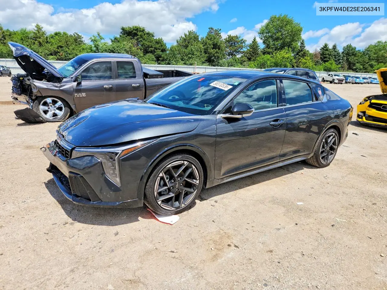 2025 Kia K4 Gt Line VIN: 3KPFW4DE2SE206341 Lot: 56510536