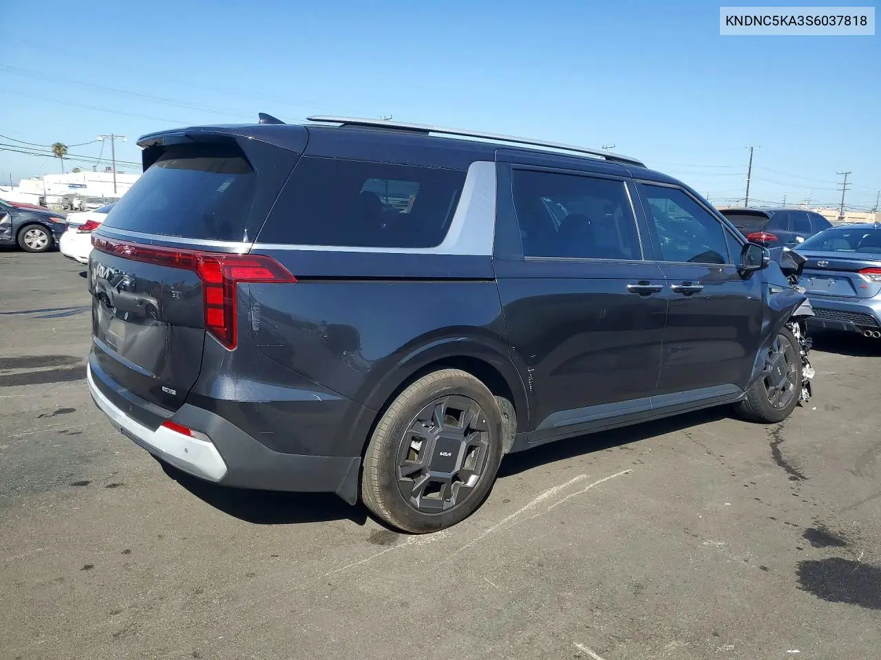 2025 Kia Carnival Ex VIN: KNDNC5KA3S6037818 Lot: 57072916