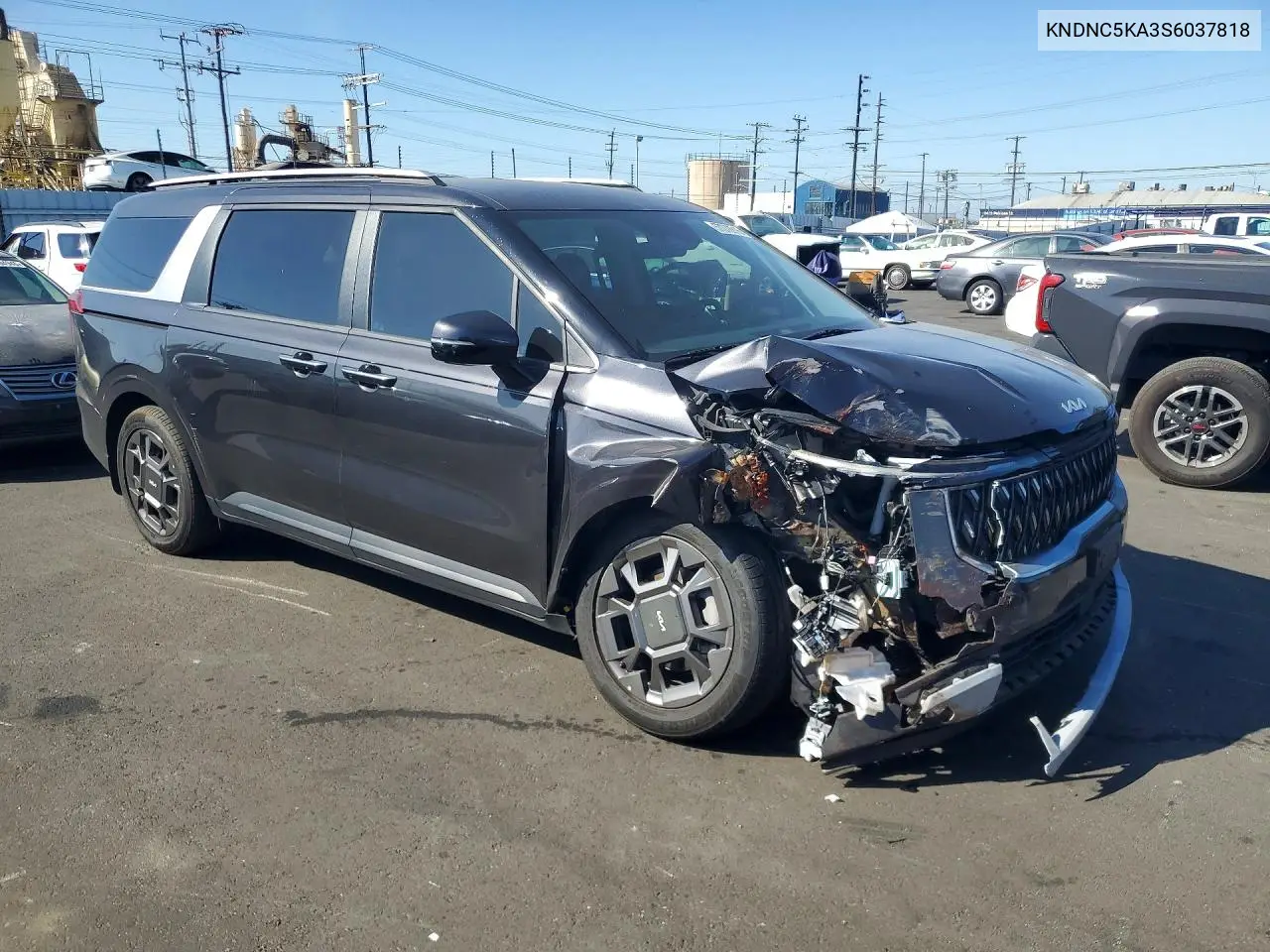 2025 Kia Carnival Ex VIN: KNDNC5KA3S6037818 Lot: 57072916